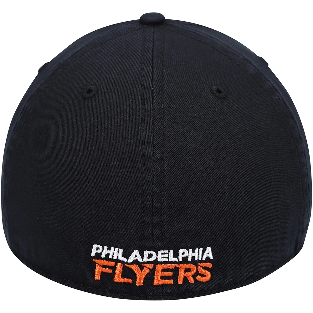 Men's '47 Black Philadelphia Flyers Team Franchise Fitted Hat