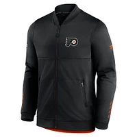 Men's Black Philadelphia Flyers Locker Room Full-Zip Jacket
