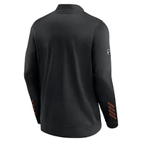 Men's Black Philadelphia Flyers Locker Room Full-Zip Jacket