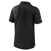Men's Fanatics  Black Philadelphia Flyers Authentic Pro Jacquard Polo