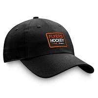 Men's Fanatics  Black Philadelphia Flyers Authentic Pro Prime Adjustable Hat