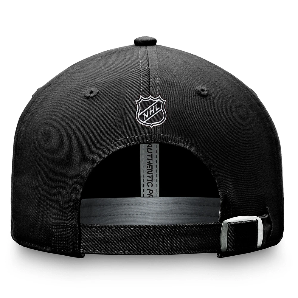 Men's Fanatics  Black Philadelphia Flyers Authentic Pro Prime Adjustable Hat