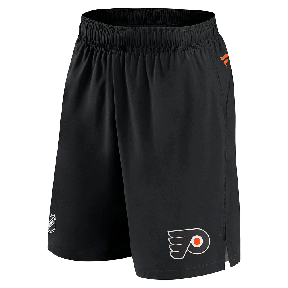 Men's Fanatics Black Philadelphia Flyers Authentic Pro Rink Shorts
