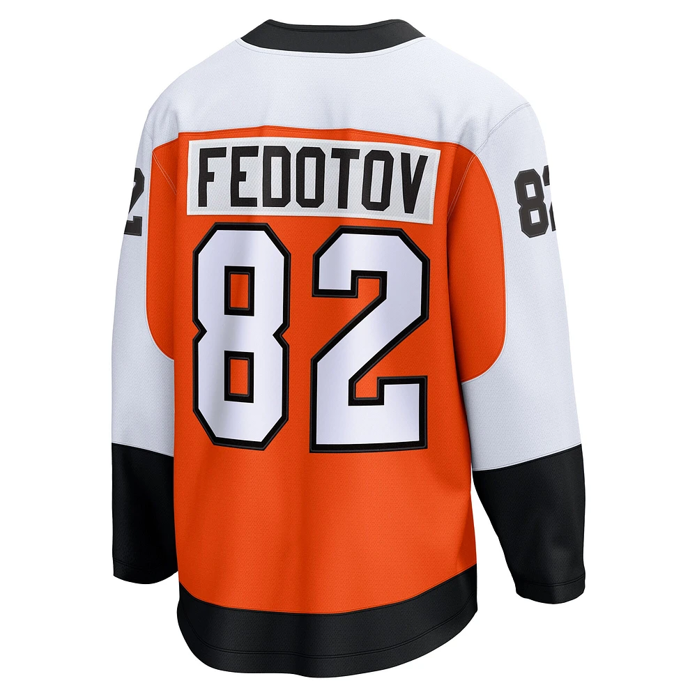 Men's Fanatics Ivan Fedotov Orange Philadelphia Flyers Home Premier Breakaway Player Jersey