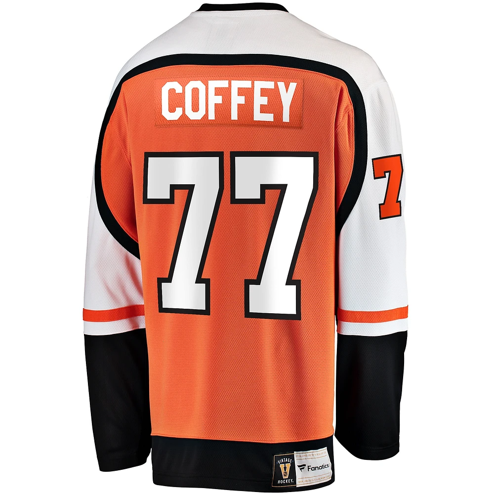 Fanatics pour hommes Paul Coffey Orange Philadelphia Flyers Premier Breakaway Maillot de joueur retraité