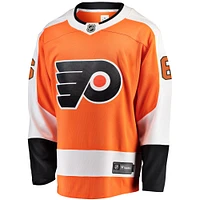 Men's Fanatics Travis Sanheim Orange Philadelphia Flyers  Premier Breakaway Player Jersey