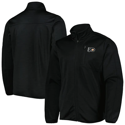 Veste de transition entièrement zippée G-III Sports by Carl Banks pour hommes, noire, des Flyers Philadelphie
