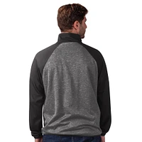 Men's G-III Sports by Carl Banks Black Philadelphia Flyers Runners Raglan Full-Zip Track Jacket