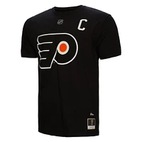 Men's Mitchell & Ness Eric Lindros Black Philadelphia Flyers Name Number T-Shirt