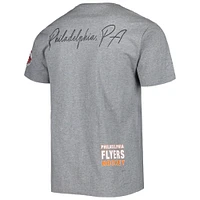 Men's Mitchell & Ness Heather Gray Philadelphia Flyers City Collection T-Shirt
