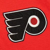 Men's Mitchell & Ness  Orange Philadelphia Flyers Thermal Henley Long Sleeve T-Shirt