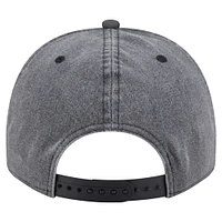 Men's New Era  Charcoal Philadelphia Flyers Throwback Washed A-Frame Pre-Curved 9FIFTY Snapback Hat