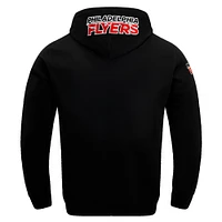 Men's Pro Standard Black Philadelphia Flyers Classic Chenille Full-Zip Hoodie Jacket