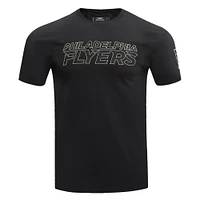 Men's Pro Standard Black Philadelphia Flyers Wordmark T-Shirt