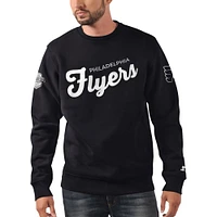 Sweat-shirt à carreaux croisés Starter x NHL Black Ice noir des Flyers de Philadelphie pour hommes