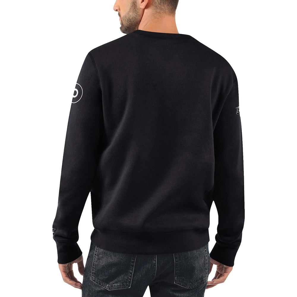Sweat-shirt à carreaux croisés Starter x NHL Black Ice noir des Flyers de Philadelphie pour hommes