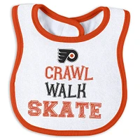 Newborn & Infant WEAR by Erin Andrews Philadelphia Flyers Sleep and Play Sleeper Set with Bib