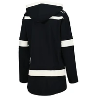 Women's '47  Black Philadelphia Flyers Superior Lacer Pullover Hoodie