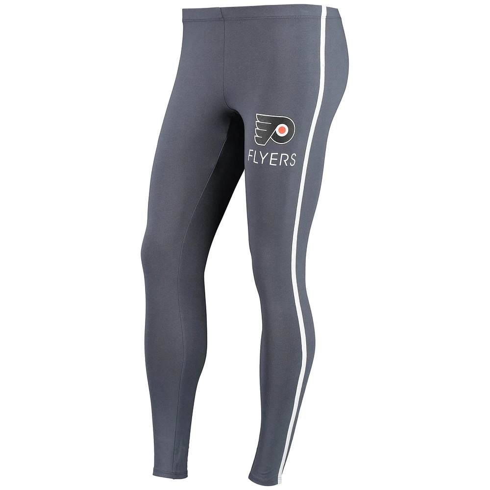 Women's Concepts Sport White/Charcoal Philadelphia Flyers Sonata T-Shirt & Leggings Set