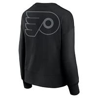 Women's Fanatics  Black Philadelphia Flyers Elements Flow Pullover Sweatshirt