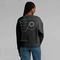 Women's Fanatics  Black Philadelphia Flyers Elements Flow Pullover Sweatshirt