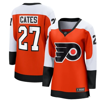 Maillot de joueur échappé à domicile des Flyers Philadelphie fanatiques Noah Cates orange pour femmes
