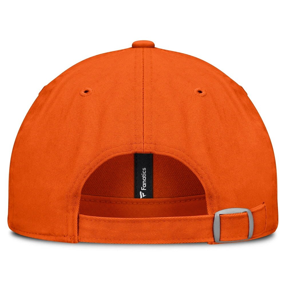 Women's Fanatics  Orange Philadelphia Flyers Core Logo Adjustable Hat