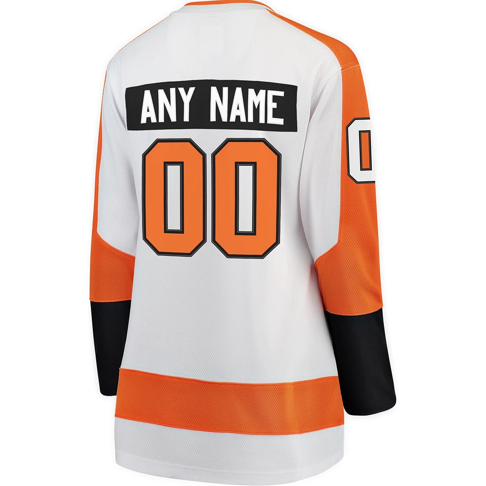 Women's Fanatics White Philadelphia Flyers Breakaway - Custom Jersey