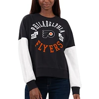 Women's G-III 4Her by Carl Banks Black Philadelphia Flyers Team Pride Pullover Sweatshirt