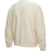 Women's Mitchell & Ness  Cream Philadelphia Flyers Logo 3.0 Pullover Sweatshirt