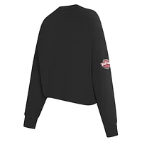 Women's Pro Standard Black Philadelphia Flyers Mascot Crewneck Pullover Sweatshirt