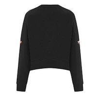 Women's Pro Standard Black Philadelphia Flyers Mascot Crewneck Pullover Sweatshirt
