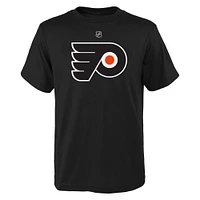 Youth Black Philadelphia Flyers Primary Logo T-Shirt