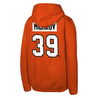 Youth Matvei Michkov Orange Philadelphia Flyers Player Name & Number Pullover Hoodie