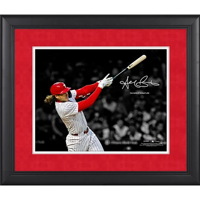 Alec Bohm Philadelphia Phillies Facsimile Signature Framed 11" x 14" Spotlight Photograph