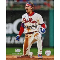 Bryson Stott Philadelphia Phillies Autographed 8" x 10" Stolen Base Celebration Photograph 