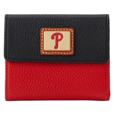 Portefeuille à rabat pour cartes de crédit Dooney & Bourke Philadelphia Phillies