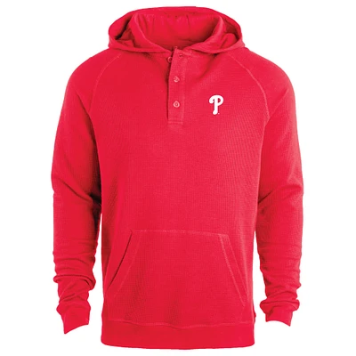 Sweat à capuche léger manches raglan Dunbrooke Red Philadelphia Phillies Montana pour homme
