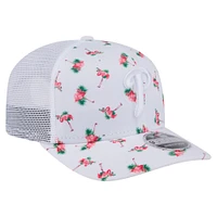 Men's New Era  White Philadelphia Phillies Flamingo Mesh Back 9SEVENTY Stretch-Snap Hat