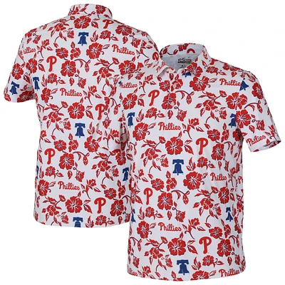 Polo Performance Pua blanc Reyn Spooner des Phillies de Philadelphie pour homme