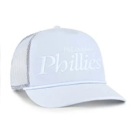 Men's '47 Light Blue Philadelphia Phillies Foundation Script Hitch Adjustable Trucker Hat