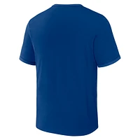 Collection Darius Rucker pour homme par Fanatics T-shirt réversible à sonnerie bidirectionnelle des Phillies de Philadelphie rouge/royal