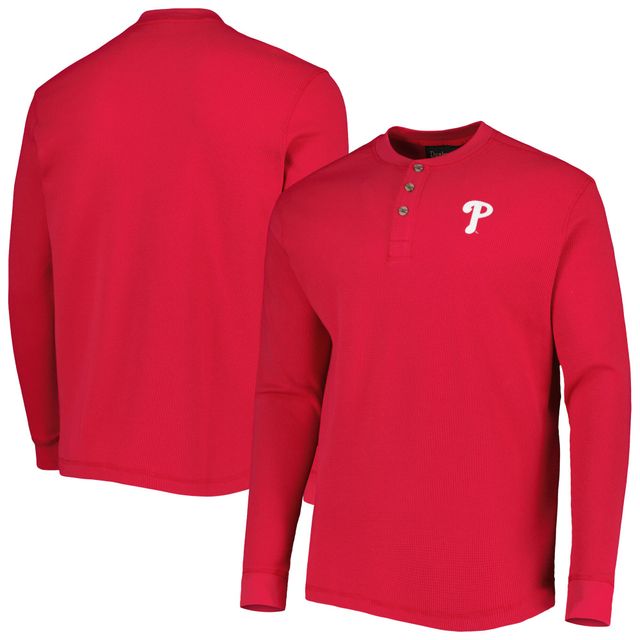 T-shirt à manches longues Dunbrooke Phillies de Philadelphie rouge Maverick pour homme