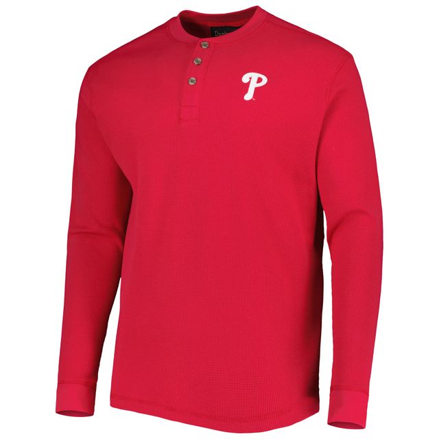 T-shirt à manches longues Dunbrooke Phillies de Philadelphie rouge Maverick pour homme