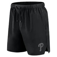 Men's Fanatics Black Philadelphia Phillies Front Office Micro Tonal Shorts