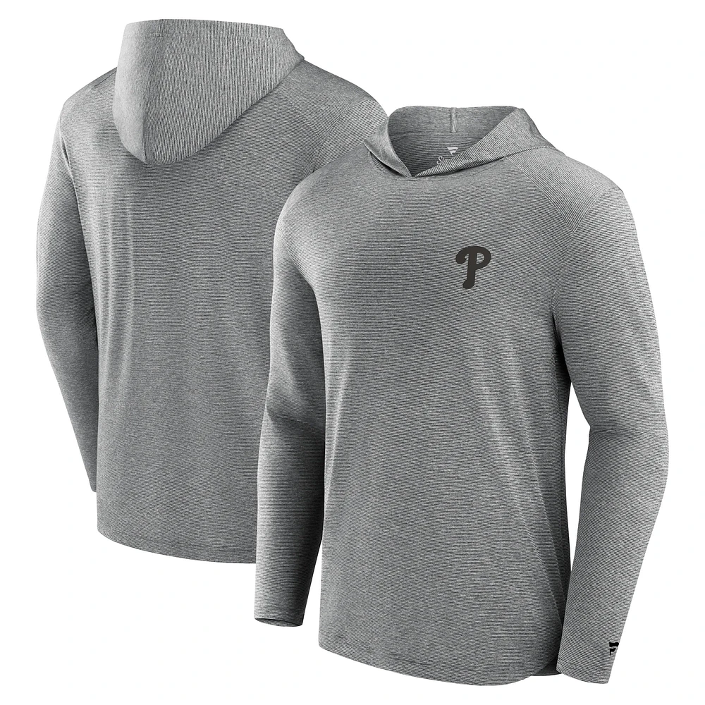 T-shirt à capuche léger Fanatics pour hommes, noir, Philadelphia Phillies Front Office Tech
