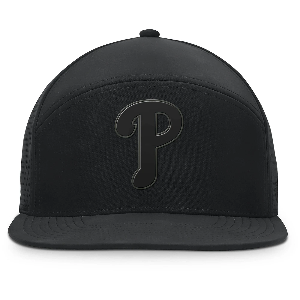 Men's Fanatics Black Philadelphia Phillies Horizon Snapback Hat
