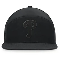 Men's Fanatics Black Philadelphia Phillies Horizon Snapback Hat