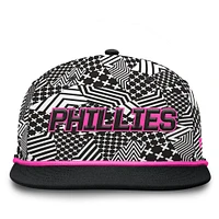 Men's Fanatics Black Philadelphia Phillies Let's Glow Moon Shot Snapback Hat