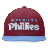 Men's Fanatics Burgundy Philadelphia Phillies Cooperstown Collection Hurler Fitted Hat